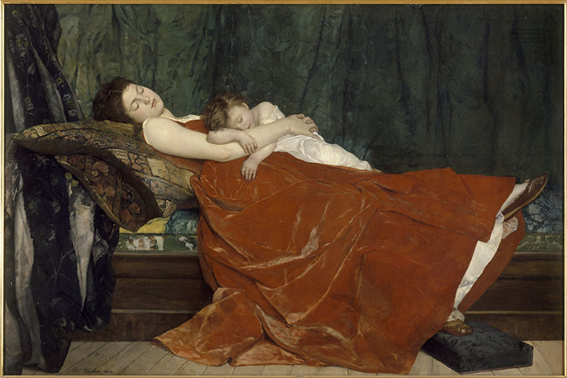 Belles de jour : Alphonse LECADRE, Le Sommeil, 1872_Huile sur toile, 169,5 x 233 cm, Musée des Beaux-Arts de Nantes - ©  RMN-Grand Palais , Gérard Blot.jpg